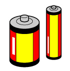 乾電池の画像