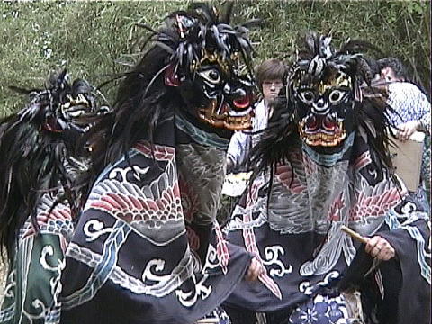 大沢の獅子舞