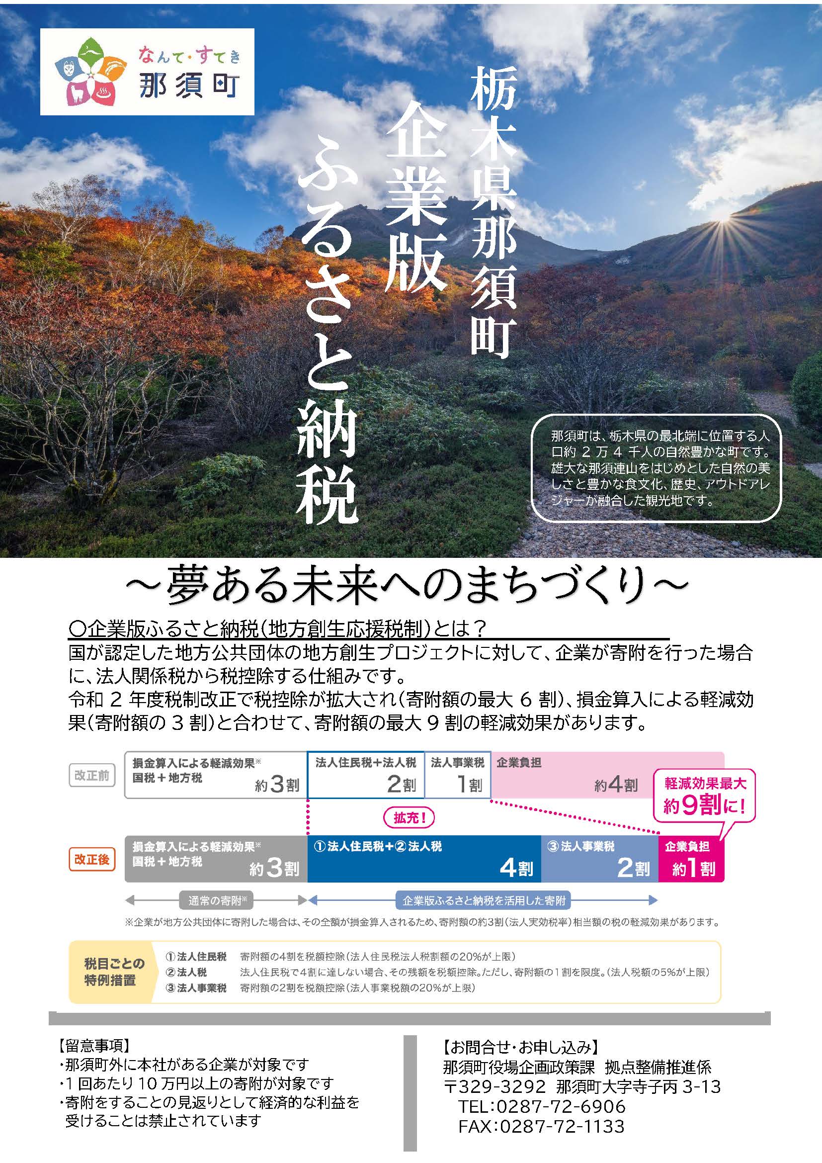 01チラシ表（企業版ふるさと納税）