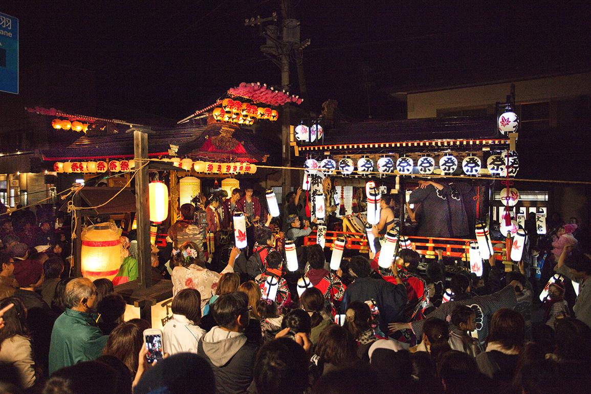 伊王野温泉神社の付け祭り