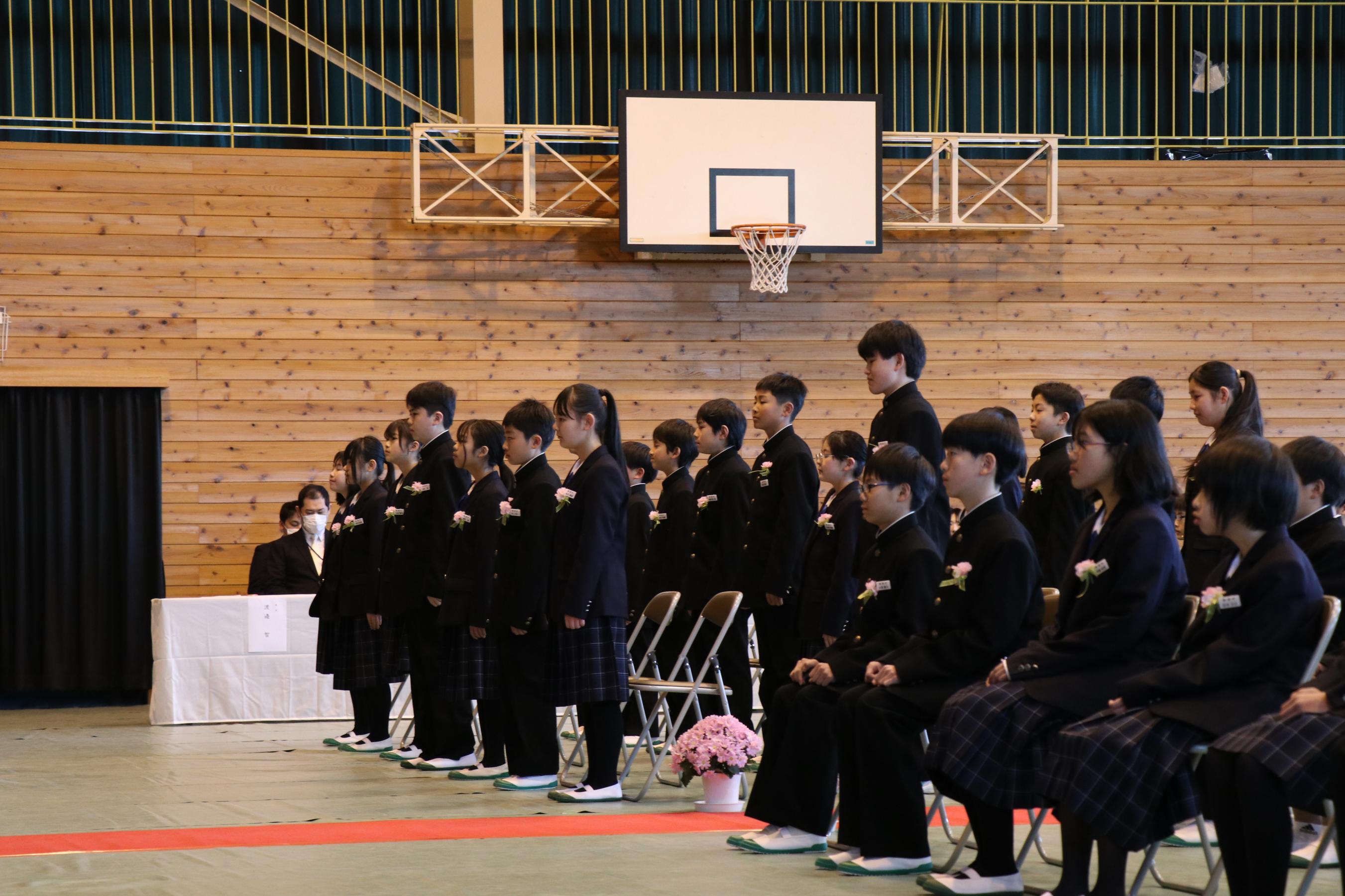 那須中学校入学式 那須中学校入学式