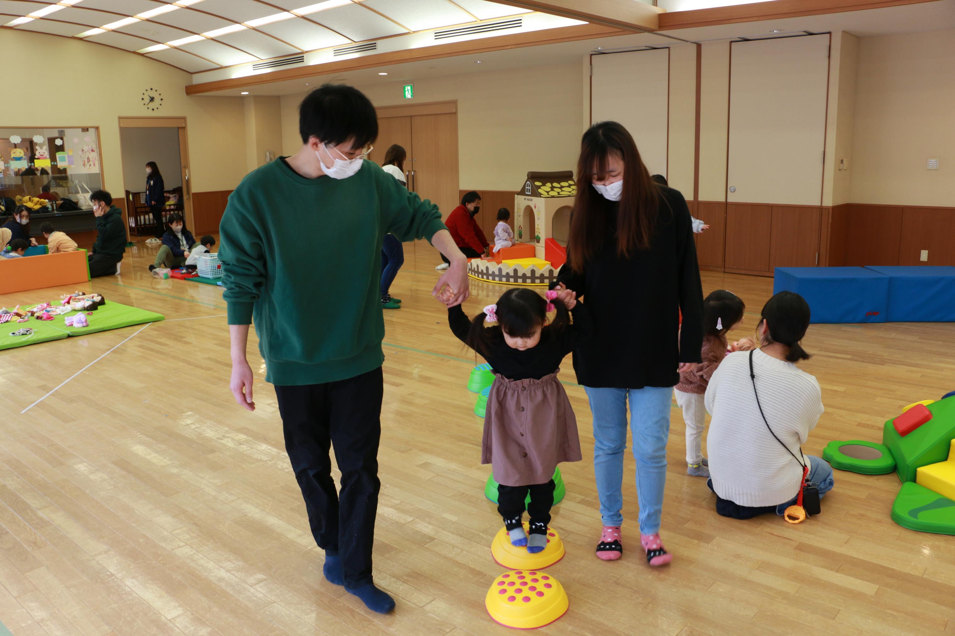 子育て支援センターの冬フェスの写真2