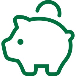 貯金箱のアイコン