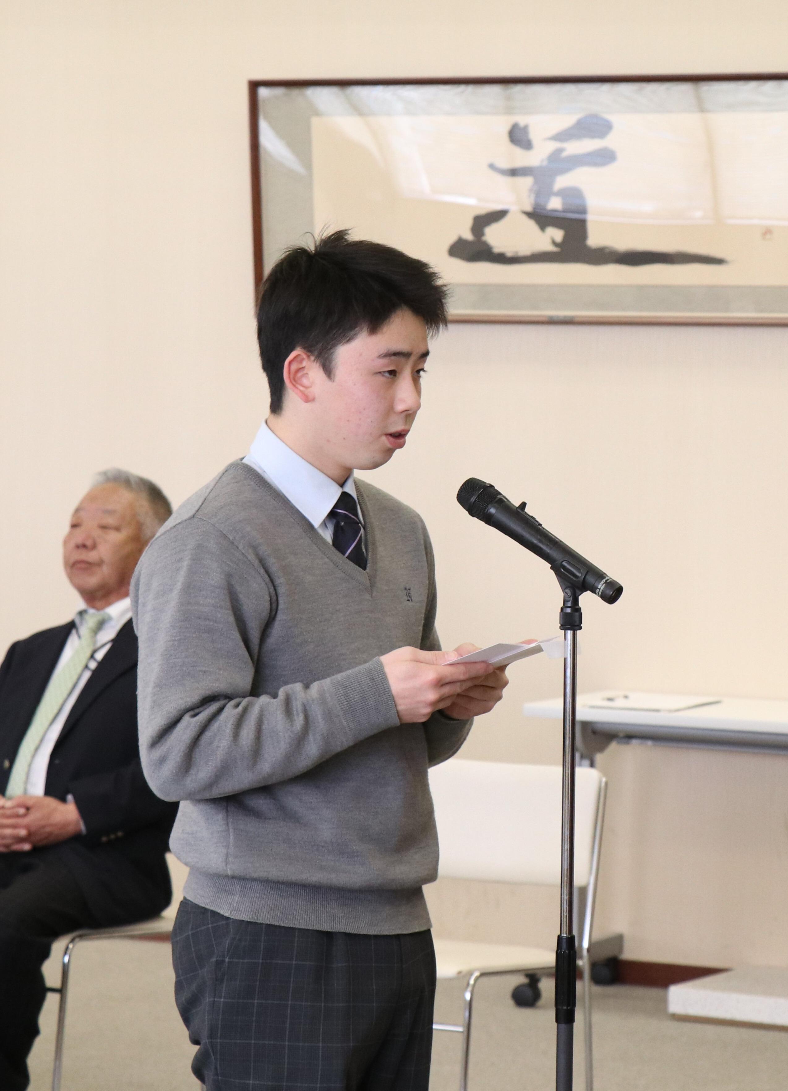 自衛隊入隊激励会の写真 自衛隊入隊激励会の写真