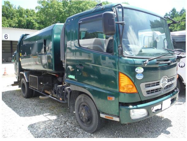 新明和工業製 回転ダンプ式4トン塵芥車 新明和工業製 回転ダンプ式4トン塵芥車
